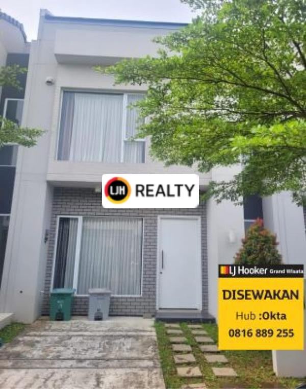 Rumah 2 Lantai Dalam Cluster Savana Depan Aeon Mall Cikarang