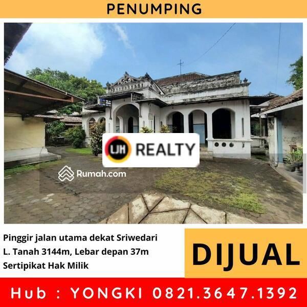 Tanah rumah tengah kota Sriwedari