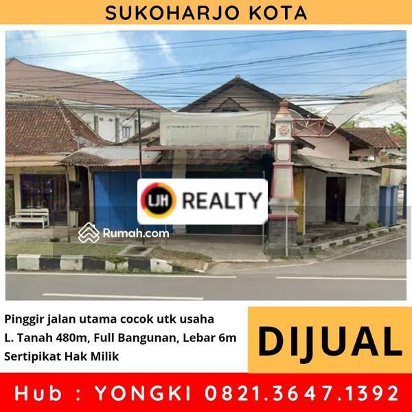 Rumah Pinggir jalan Utama Sukoharjo kota
