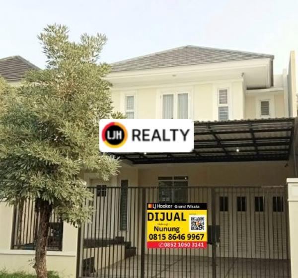 Rumah Alam Galaxy Surabaya Full Furnished Kamar 4+1, Luas Tanah 180m2 Siap Huni Pakuwon Surabaya