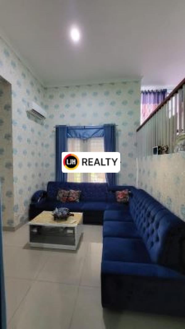 Rumah Cluster Water Spring Grand Wisata Siap Huni 2 Lantai, 3+1 Kamar Tidur Luas Tanah 180m2 Fasilitas Kolam Renang, Jogging Track, Terdekat Dari Mall Living World Grand Wisata Bekasi