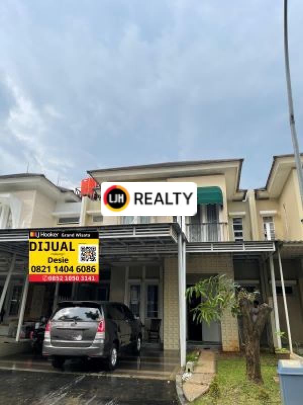 Rumah 2 Lantai 3+1 Kamar Tidur Luas 180m2 dalam Cluster Full Furnished Siap Huni hanya 500 Meter dari Mall Living World Grand Wisata Bekasi
