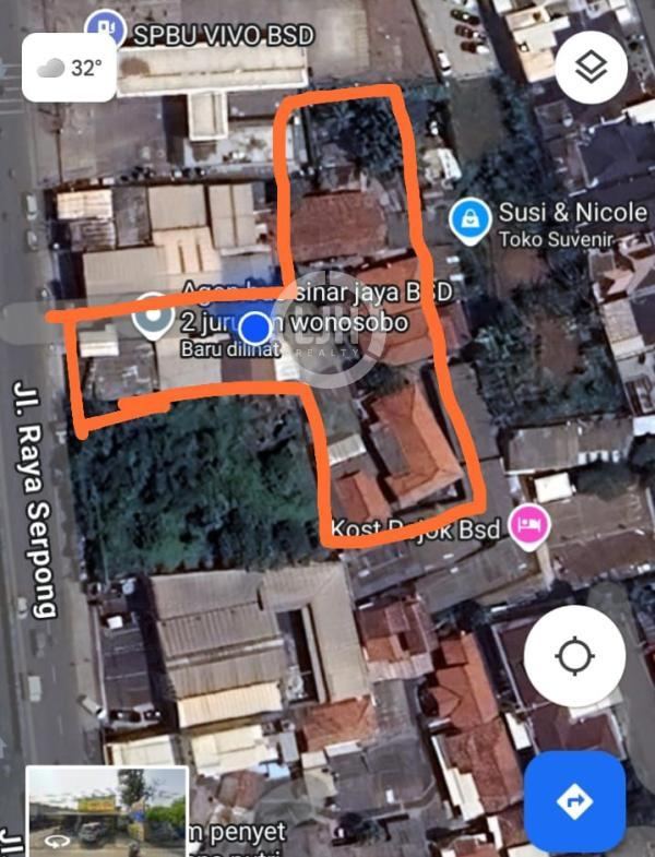 Dijual Tanah di Jalan Pahlawan Seribu BSD City (Dekat ITC)