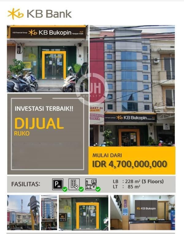 Dijual Ruko 3 Lantai di Sentra Niaga Hijau, Bekasi, Jawa Barat