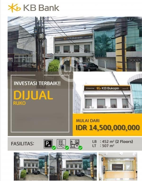 Dijual Ruko 2 Lantai di Raya Kebayoran Lama Jakarta Selatan