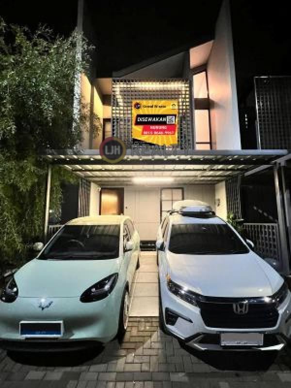  Rumah Grand Wisata 2 Lantai Full Furnished, 2 kamar Tidur, 100m dari Mall Living World Grand Wisata Bekasi