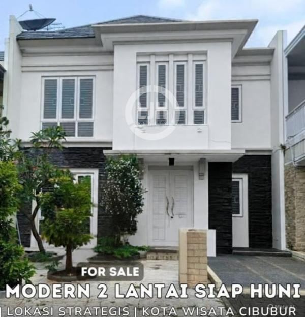 Rumah 2 Lantai Cantik di Cluster Favorite Kota Wisata Cibubur