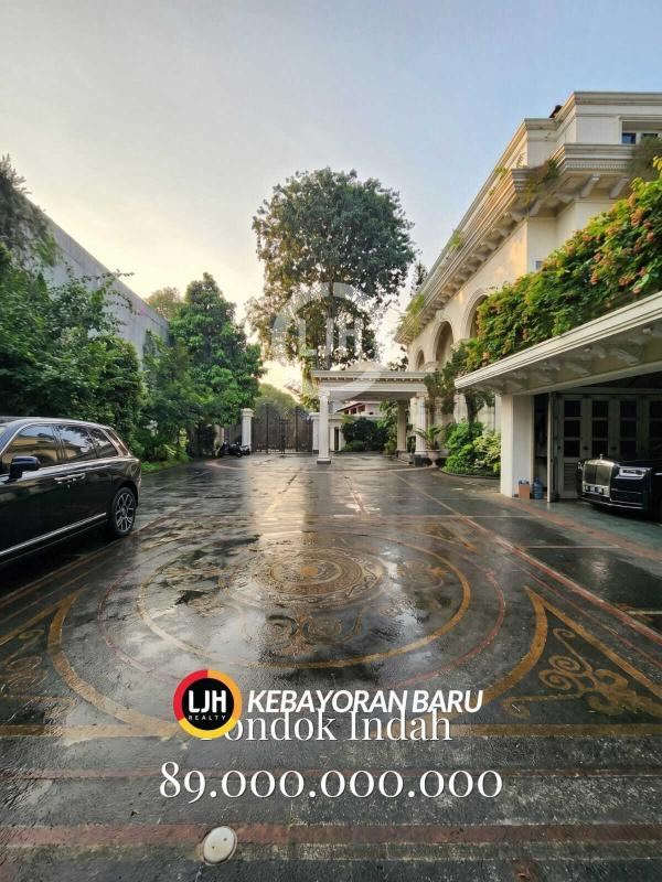 Dijual Rumah Mega Mansion Direct View Golf di Pondok Indah Jakarta Selatan 