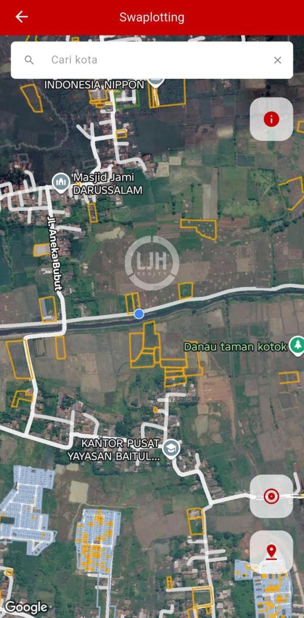 Tanah Luas di Pasar Kemis Tangerang 