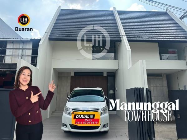 RUMAH BARU “ MANUNGGAL TOWNHOUSE " PANGKALAN JATI CIPINANG