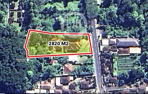 Land for sale at Baturiti, Tabanan, strategic locatio, in main road Jl. Raya Mekar Sari, suitable for investment