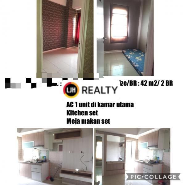 Apartemen 2 KAMAR, FURNISHED Di Green Lake Sunter, Jakarta Utara