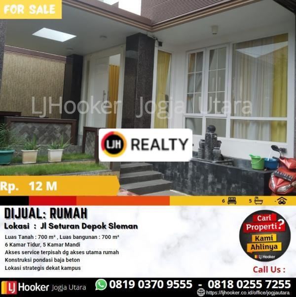 Rumah Mewah lokasi strategis di  Seturan Depok Sleman Yogyakarta 