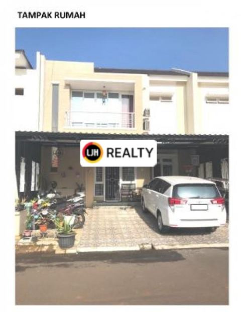 Rumah 2 Lantai Full Furnished di Paradise Resort Ciputat Tanggerang Selatan