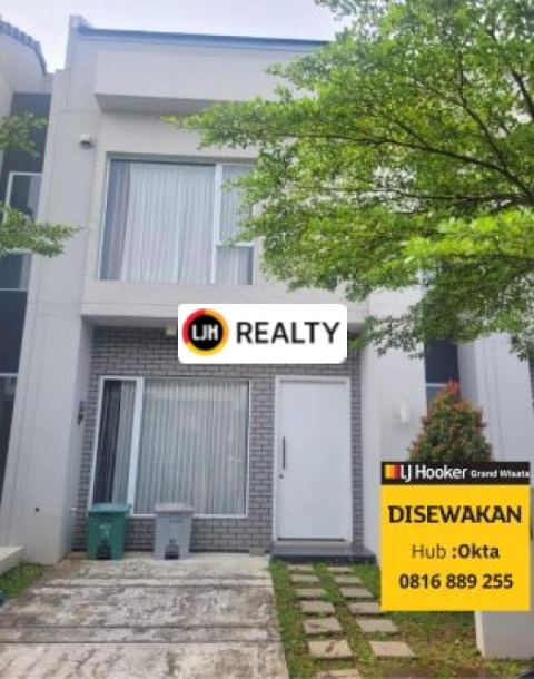 Rumah 2 Lantai Dalam Cluster Savana Depan Aeon Mall Cikarang