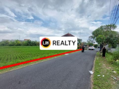Land for rent 18 Are in Mengwi, Badung. Close to Taman Ayun Temple.