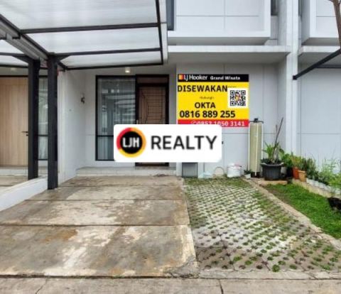 Rumah Waterfront 2 Lantai Furnish, Lippo Cikarang