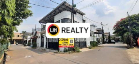 Rumah Hook 2 Lantai, 5 Kamar Tidur Luas 192 M2 Dekat Dengan Tol Jatibening di Taman Buaran Indah