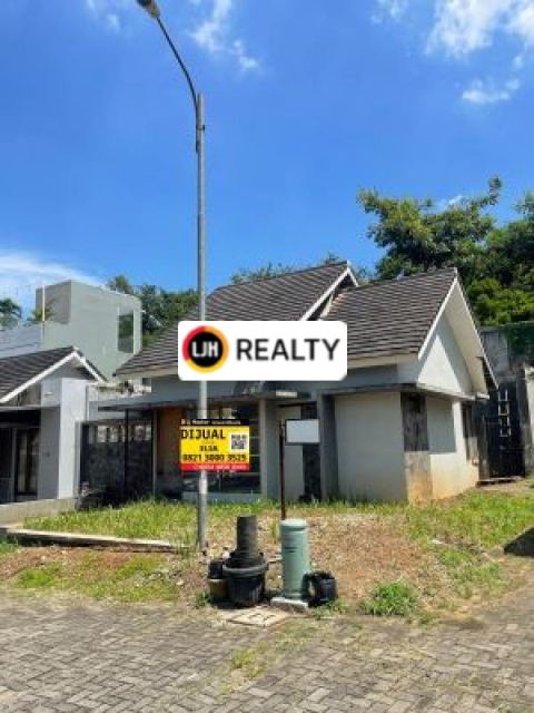 Rumah 1 Lantai Luas 182m2 Posisi di Hook Dalam Cluster Keamanan 24 Jam, Dekat Poltek Bandung, Upi, Terminal Ledeng, Hanya 15 Menit, Menuju Tol Pasteur, Ciwaruga Bandung