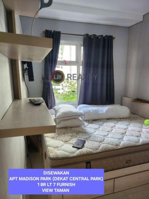 Disewakan Apartemen Furnished 1BR di Madison Park Jakarta 