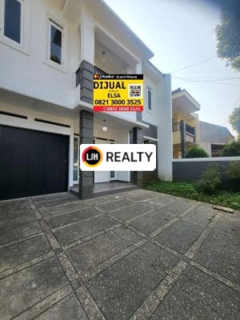 Rumah 2 Lantai Siap Huni Furnished Luas 280 m2, Kamar 4+1 Keamanan 24 Jam, 2 KM dari Tol Buah Batu, Batununggal Indah Bandung Barat