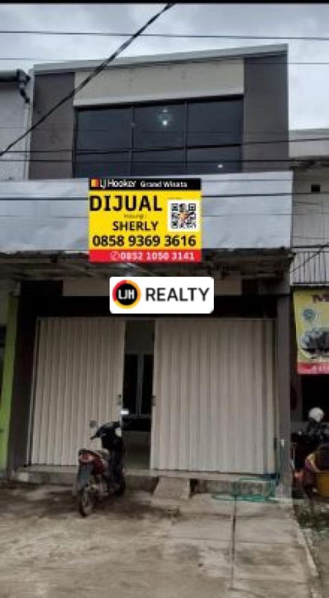 Ruko 2 Lantai Luas Tanah 45 m2 Lokasi Pinggir Jalan Raya, Grand Residence City Setu Bekasi