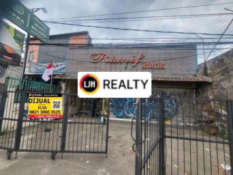 Ruko Strategis Luas 165 m2 2 Lantai Cocok Untuk Usaha Mainroad JL.A.H Nasution Bandung Timur