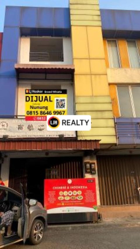 Ruko 3 Lantai Siap Pakai Bisa Dijadikan Tempat Usaha Atau Kantor, 200 Meter Dari Gerbang Tol Tambun Grand Wisata Bekasi