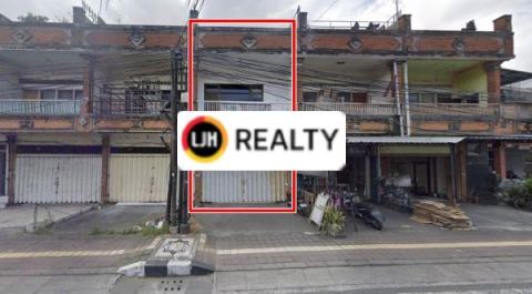 Shophouse for rent at Jl. Wahidin, Denpasar, strategic location close to Denpasar Cineplek