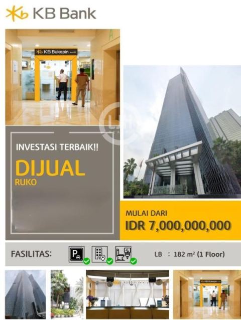 Dijual Ruko di Bakrie Tower Rasuna Epicentrum, Setiabudi, Jakarta Selatan