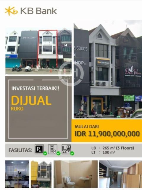 Dijual Ruko Lokasi Strategis di Boulevard Barat, Kelapa Gading, Jakarta Utara