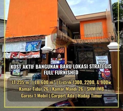 Kost Kostan Full Furnish di Cipayung Jakarta Timur