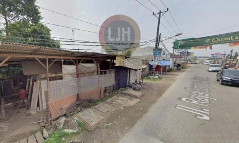Disewakan Tanah di Jalan Raya Cisauk Dekat Pasar Modern Intermoda
