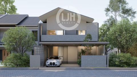 Brand New Luxury House di Griya Loka BSD, Samping Taman