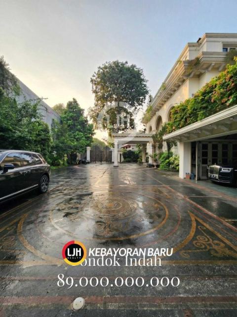 Dijual Rumah Mega Mansion Direct View Golf di Pondok Indah Jakarta Selatan 