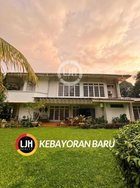 Dijual Rumah Tua Hitung Tanah Rare Plot di Kertanegara Kebayoran Baru Jakarta Selatan 