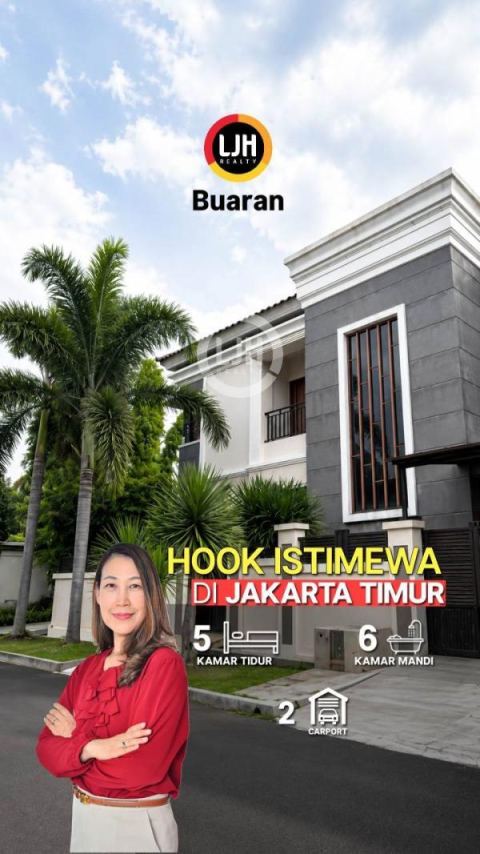 RUMAH 2 LANTAI KOMPLEK BILLYMOON PONDOK KELAPA JAKARTA TIMUR