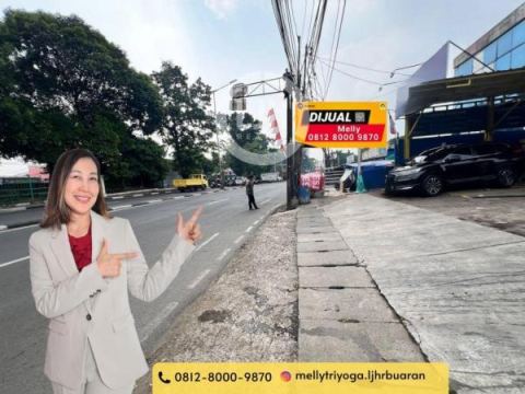 TANAH 386 M2 PASAR REBO, JALAN RAYA BOGOR CIRACAS JAKARTA TIMUR