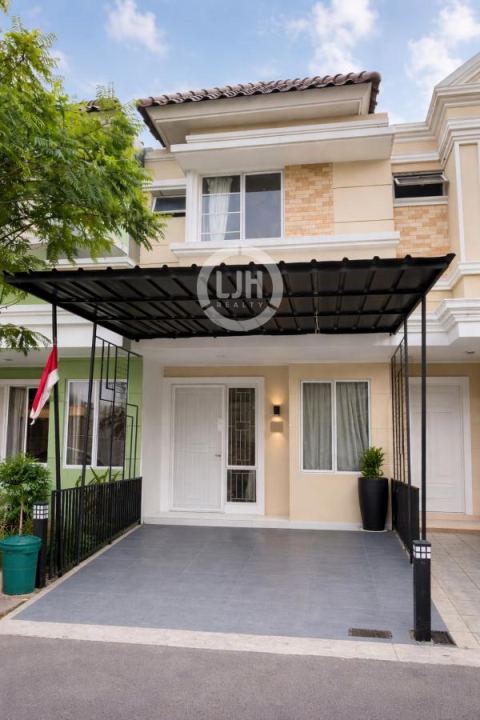 DIJUAL CEPAT Rumah 2 Lantai Full Furnished Cluster Amarillo – Gading serpong