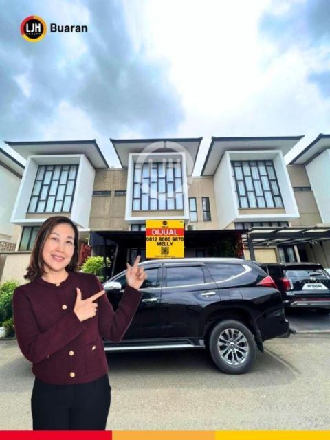RUMAH MEWAH FULL FURNISHED CLUSTER SEMAYANG ASYA JAKARTA GARDEN CITY JAKARTA