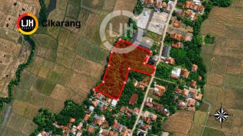 Dijual Kavling Luas 7.270 m2 di Majalaya Karawang
