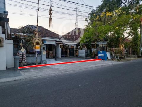 Land+building for rent at Denpasar Utara, strategic location, close to Renon area