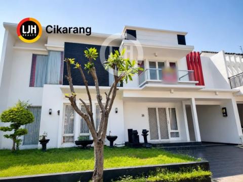 Sewa Rumah Besar Luas Siap Huni Cluster Vassa Lake Lippo Cikarang
