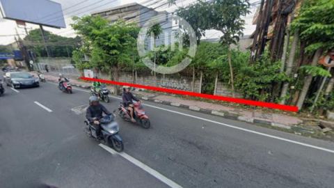 For Sale Prime Land on Main Road Gatot Subroto Barat, Denpasar, Strategic Location, Ideal for Commercial or Office