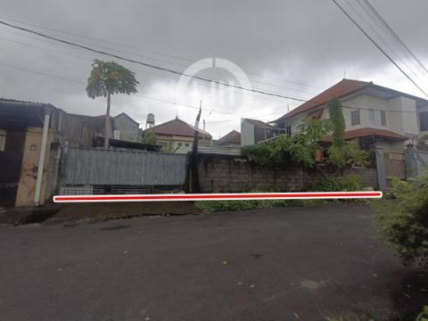 Land for sale at Dangin Puri Kaja, Denpasar, strategic location, good access, close to Ngurah Rai Stadion, only 10 minutes to Renon area