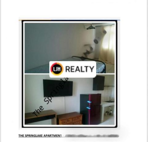 Apartemen STUDIO, FULLY FURNISHED, Di The Springlake Summarecon Bekasi