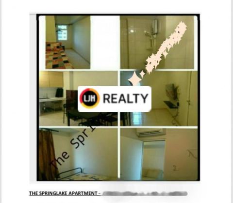 Apartemen 2 KAMAR, FULLY FURNISHED, Di  The Springlake Summarecon Bekasi