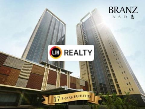 Apartemen 2 KAMAR, FULLY FURNISHED,Di The Branz, Area BSD
