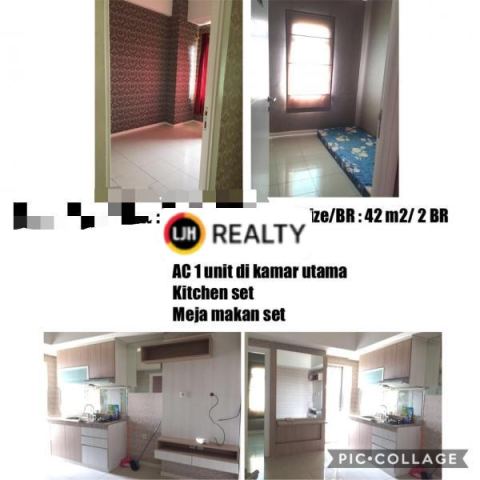 Apartemen 2 KAMAR, FURNISHED Di Green Lake Sunter, Jakarta Utara