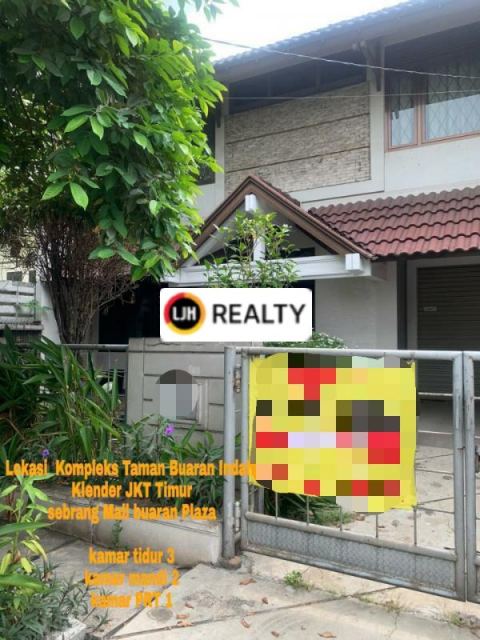 Rumah Di Taman Buaran Indah, Area Jakarta Timur